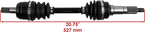 Caltric Front Right & Left Complete Cv Joint Axle Compatible with Yamaha Kodiak 400 Yfm400Fw 4Wd 1999 in Saudi Arabia