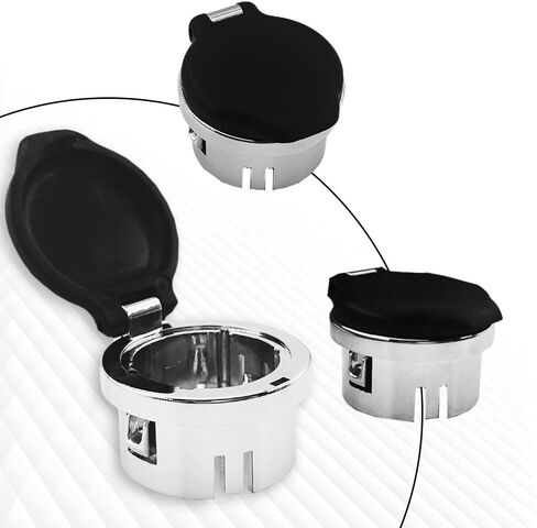 2PCS Plug Cover Cap, Car Power Outlet Cover, 12V Power Outlet Dash Retainer Cigarette Lighter Plug, Car Accessories Compatible with Chevy Silverado GMC Sierra, Replace OEM#20983936 25793816 in Saudi Arabia