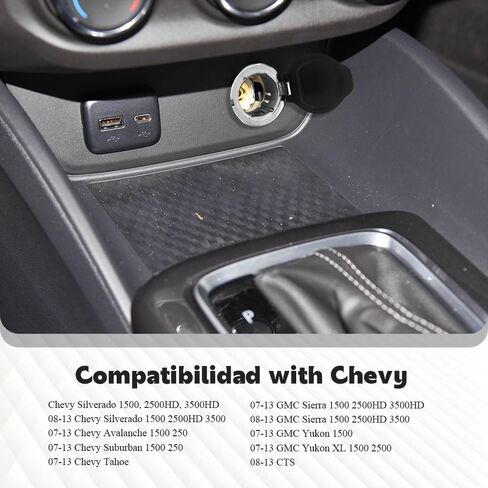 2PCS Plug Cover Cap, Car Power Outlet Cover, 12V Power Outlet Dash Retainer Cigarette Lighter Plug, Car Accessories Compatible with Chevy Silverado GMC Sierra, Replace OEM#20983936 25793816 in Saudi Arabia