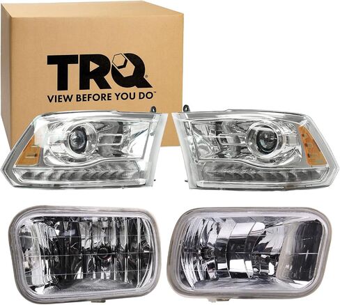 TRQ Lighting Kit CH2502244 CH2503244 CH2594102 CH2595102 Compatible with 2013-2018 Ram 2500 3500 in Saudi Arabia