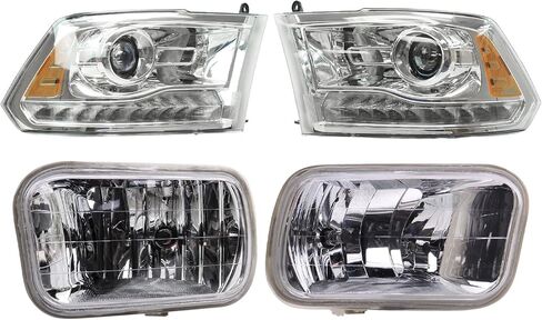 TRQ Lighting Kit CH2502244 CH2503244 CH2594102 CH2595102 Compatible with 2013-2018 Ram 2500 3500 in Saudi Arabia