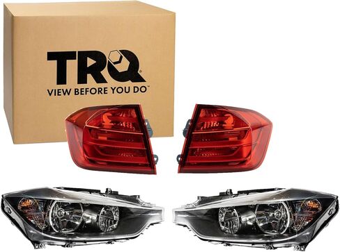طقم الإضاءة TRQ BM2502169 BM2503169 BM2804104 BM2805104 متوافق مع 2012-2015 BMW 328i 335i in Saudi Arabia