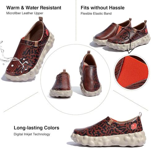 UIN Men's Fashion Sneakers Walking Art Travel Shoes Toledo Ⅵ in Saudi Arabia