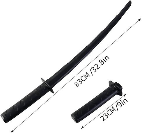 3Sets Anime Costume Double Layered Cloak with Necklace and 32.8''Cosplay Scalable Plastics Sword for Children and Adult in Saudi Arabia