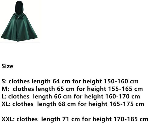 3Sets Anime Costume Double Layered Cloak with Necklace and 32.8''Cosplay Scalable Plastics Sword for Children and Adult in Saudi Arabia