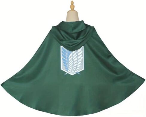 3Sets Anime Costume Double Layered Cloak with Necklace and 32.8''Cosplay Scalable Plastics Sword for Children and Adult in Saudi Arabia