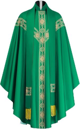 3 قطع من رداء الكاهن الكاثوليكي مع سرقة وصليب الكنيسة الكاثوليكية التقليدية للأب in Kuwait