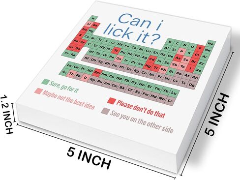 Funny Chemistry Desk Decor Periodic Table of Elements Wood Block Sign Classroom School Office Decoration, Chemistry Teacher Gifts Teachers Day Gift in Saudi Arabia