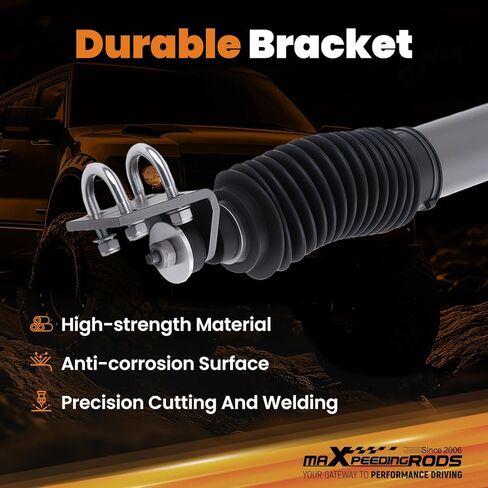 maXpeedingrods Steering Stabilizer for Jeep CJ7 4WD 1976-1986, CJ5 4WD 1959-1983, Scrambler 4WD 1981-1985, Dodge Raider 4WD 1987-1989, Suzuki Samurai 4WD 1986-1991 in Saudi Arabia