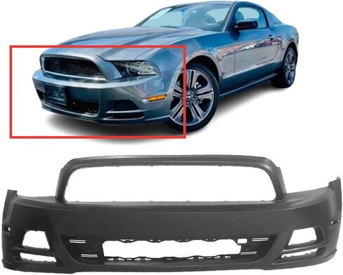 FitParts متوافق مع غطاء المصد الأمامي 2013-2014 Ford Mustang Base GT Coupe Convertible 13-14. جديدة ومعدة وجاهزة للطلاء. DR3Z17D957ABTM FO1000670 in Saudi Arabia