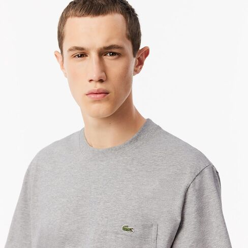 Lacoste Men's Cotton T-Shirt with Breast Pocket in Saudi Arabia