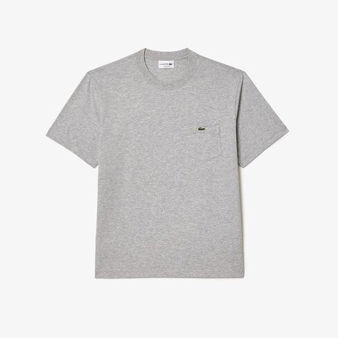 Lacoste Men's Cotton T-Shirt with Breast Pocket in Saudi Arabia