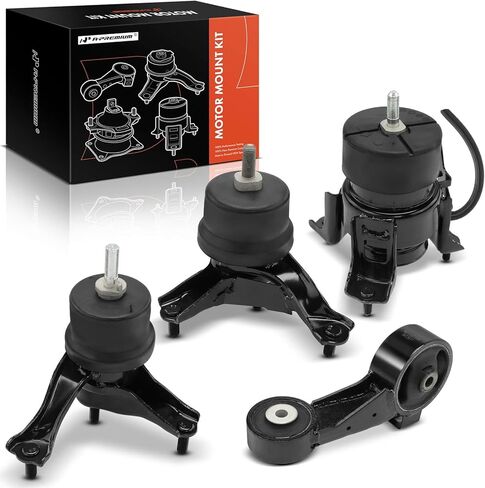 A-Premium 4PCS Engine Motor Mount and Transmission Mount and Torque Strut Mount Kit Compatible with Toyota Camry 2004-2006 & Lexus ES330 2004-2006, 3.3L, Automatic Transmission, Replace# 1236320100 in Saudi Arabia