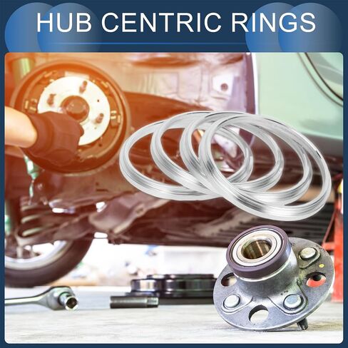 Hub Centric Rings, 67.1mm ID to 82mm OD Vehicle Wheel Hubrings Aluminum Alloy, 4 Pcs in Kuwait