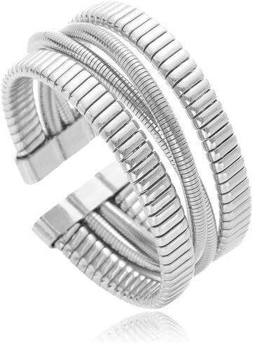 Cuff Bracelet for Women Men Chunky Gold Silver Stack Dainty Bohemian Bracelet Jewelry Gift in Kuwait