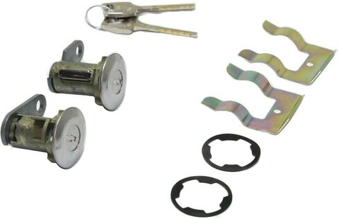 Kit Door Lock Cylinder for F150 1975-1979,for F250 1965-1978,for E350 Econoline 1975-1979 & Econoline Club Wagon 1977-1979 E- E100 F100 Chrome 15711858 in Saudi Arabia