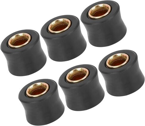 6pcs Motorcycle 10mm Inner Diameter Rear Shock Absorber Cushion Rubber Ring Shock Absorber Bushing Replacement in Saudi Arabia