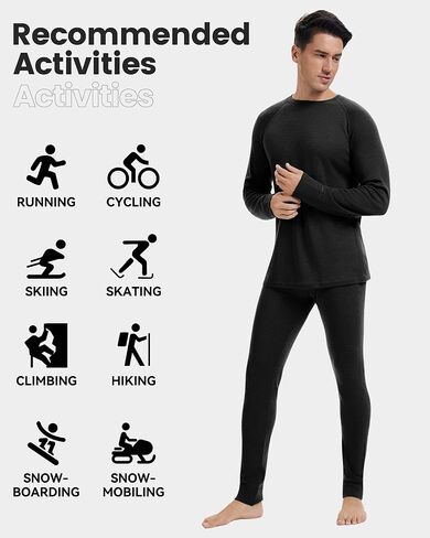 Men's 100% Merino Wool Base Layer Pants Lightweight Thermal Active Base Layer Bottom in Kuwait