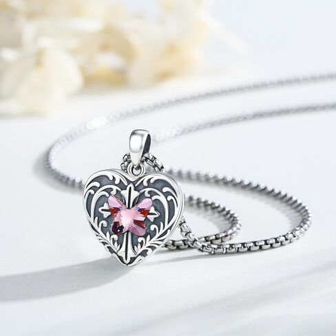 Celtic Witches Knot Necklace S925 Sterling Silver That Holds Pictures Locket Necklaces for Men Dad Good Luck Irish Viking Pendant Wiccan Jewelry Gifts for Women in Kuwait