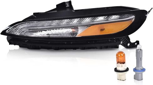 GRAND ORANGE LED DRL Parking Light Turn Signal Right Side Compatible with Jeep Cherokee 2014 2015 2016 2017 2018 RH Passenger Side Turn Signal Lamp 68157102AQ in Saudi Arabia