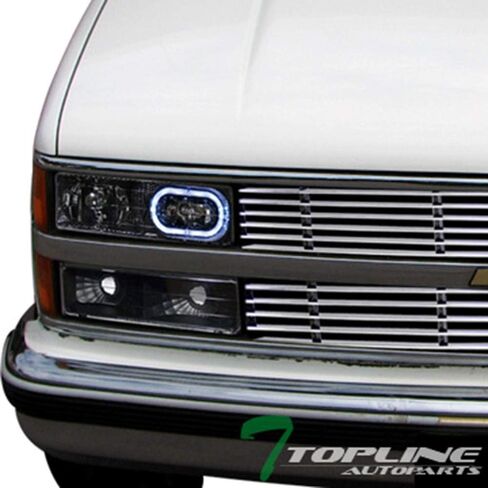 Black Clear Housing Front Bumper Turn Signal Lights Parking Lamps yd Compatible With 88-00 Chevy GMC C10 C/K Pickup Silverado Sierra / 92-99 Suburban Yukon / 95-99 Tahoe in Saudi Arabia