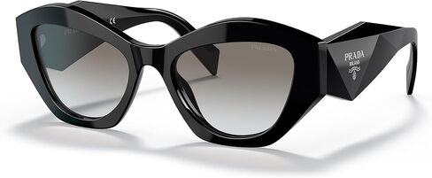 Prada PR 07YS - 1AB0A7 Sunglasses BLACK w/GREY GRADIENT 53mm in Saudi Arabia