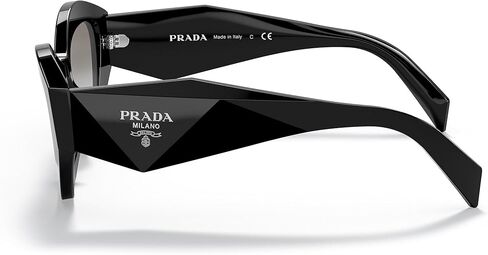 Prada PR 07YS - 1AB0A7 Sunglasses BLACK w/GREY GRADIENT 53mm in Saudi Arabia