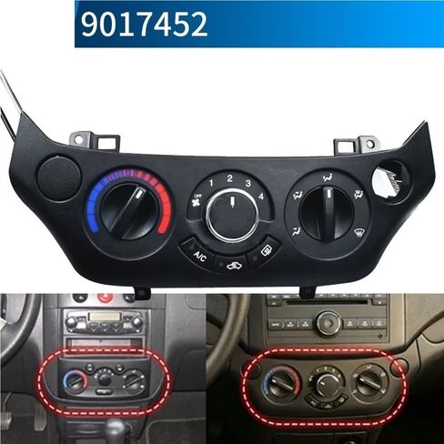 Air Con Switch 96437334 9017452 2009387 Auto AC Air Conditioning Control Panel Switch Compatible with Chevrolet for Lova for Aveo 2006-2011 in Saudi Arabia