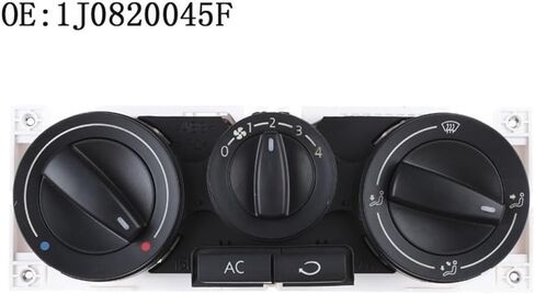 مفتاح Air Con متوافق مع VW for J&etta for Bora MK4 1999-2004 AC تكييف الهواء التحكم في المناخ لوحة التبديل 1J0820045F in Kuwait