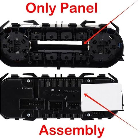 Air Con Switch Compatible with Benz for Vito for Metris W447 W448 V260 V260L 2016-2023 Dash A/C Temperature Climate Control Switch Button Panel Assembly(Panel) in Saudi Arabia