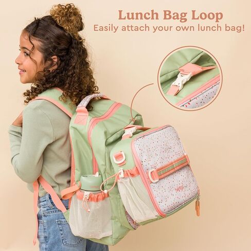 Bentgo® Kids 14" Backpack Set With Kids Prints Lunch Box (Geo Speckle) in Saudi Arabia
