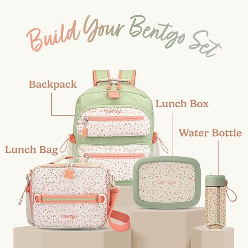 Bentgo® Kids 14" Backpack Set With Kids Prints Lunch Box (Geo Speckle) in Saudi Arabia