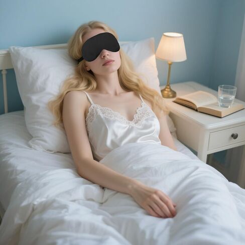 2 PCS Black Pink Satin Sleep Masks, Adjustable Silk Eye Mask for Sleeping, Eye Sleep Shade Cover, Blind Folds Soft Breathable Blindfold for Play Party Games Airplane Travel Essentials Cover Gifts in Saudi Arabia