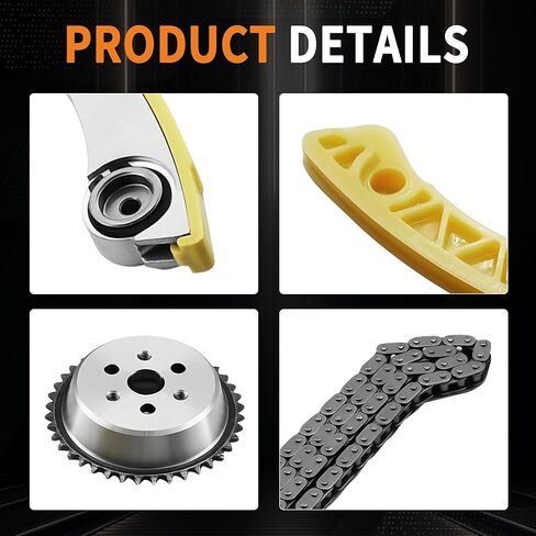 9-4201S Engine Timing Chain Kit Fit for 2006-2015 Chevy Equinox Malibu HHR Cobalt, GMC Terrain, Buick Regal LaCrosse, Pontiac G5 G6 2.0L 2.2L 2.4L, Replace # 12680750 9-4201SX in Saudi Arabia