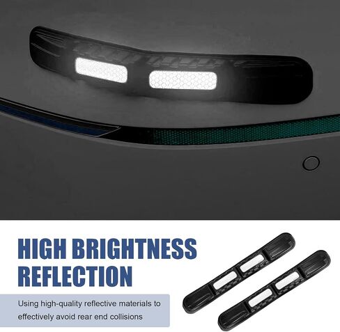2 PCS Car Bumper Anti-Collision Strip, Reflective Foldable Bumper Safety Warning Guard Strip, Universal Anti-Scratch Bumper Protector Trim for Cars SUV Truck (Red) in Saudi Arabia