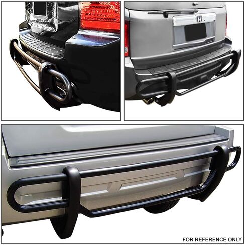 Auto Dynasty Stainless Steel Double Bar Rear Bumper Guard Compatible with Pathfinder 05-12 in Saudi Arabia