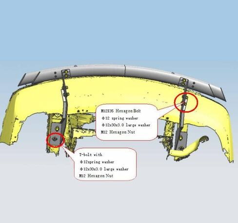 Rear Bumper Guard Double Layer Black Compatible with 2005-2023 Toyota Sienna-KAS-8TY918A-DL in Saudi Arabia