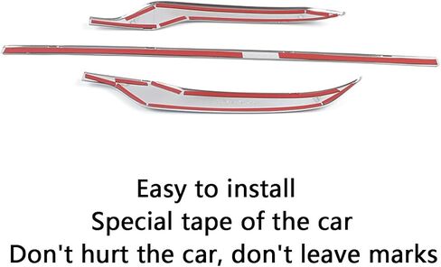 Car Accessories Fit for Honda CRV CR-V/Hybrid 2021 2022 Exterior Rear Bumper Protector Guard Cover Trim (Chrome) ABS 3-pcs in Saudi Arabia