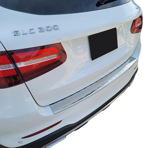 واقي المصد الخلفي لسيارة Mercedes Benz GLC Class X253 GLC300 GLC43 2015-2022 واقي المصد الخلفي - فضي غير لامع in Saudi Arabia