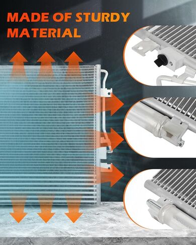OCPTY A/C AC Condenser Air Conditioning Condenser Compatible with 2007-2011 for Dodge for Nitro | 2008-2012 for Jeep for Liberty, replace 3664condensers in Saudi Arabia