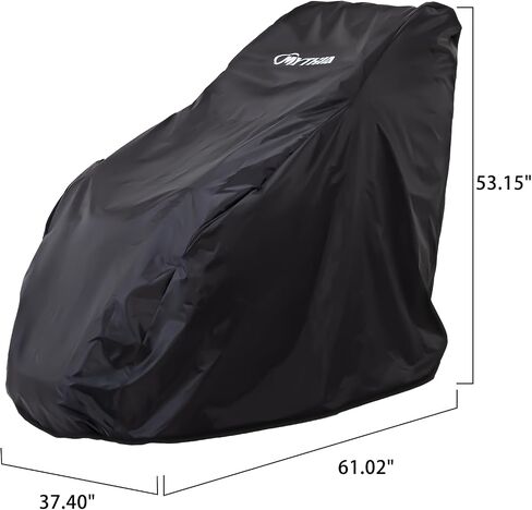 MYTHIA Massage Chair Cover Protector, Zero Gravity Chair Covers, Full Body Shiatsu Single Recliner Chair Dustproof Cover, Scratch Proof Covers for Cats and Dogs (Brown) in Saudi Arabia