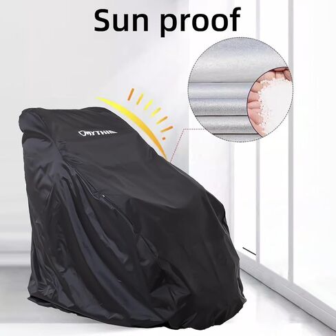 MYTHIA Massage Chair Cover Protector, Zero Gravity Chair Covers, Full Body Shiatsu Single Recliner Chair Dustproof Cover, Scratch Proof Covers for Cats and Dogs (Brown) in Saudi Arabia