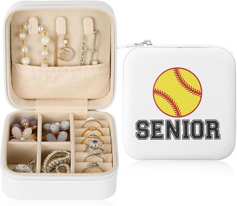 حقيبة مجوهرات صغيرة للسفر من كينينج للكرة الطائرة، منظم مجوهرات هدية لعيد الميلاد، فريق رياضي، لاعب مدرب فتاة in Kuwait