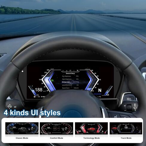 10" Digital Dash Instrument Cluster for BMW 1 2 Series F20 F52 F22 F45 X1 F48 F49 X2 F39 Digital Cluster Instrument Speedometer Replacement Aftermarket Digital Dash Cluster in Saudi Arabia