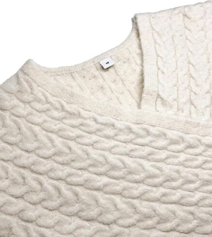 Women’s Casual V Neck Wrap Sweaters Elegant Long Sleeve Loose Fit Drop Shoulder Knitted Pullover Sweater Jumper Top in Saudi Arabia