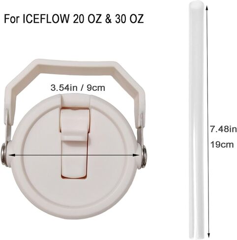 غطاء بهلوان من ستانلي آيس فلو 20 أونصة 30 أونصة غطاء بهلوان مقاوم للانسكاب مع مقبض وقش (30 أونصة، رمادي) in Kuwait