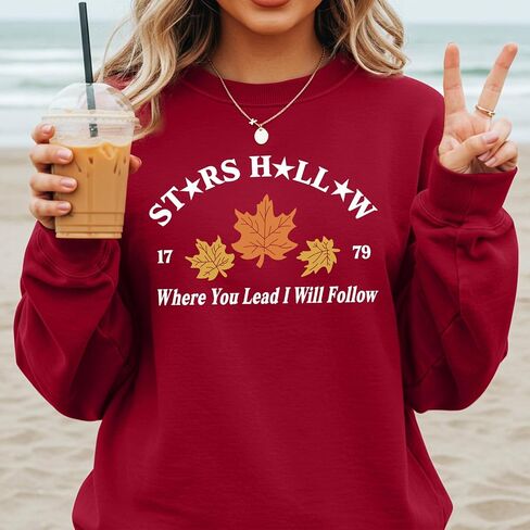 KIEKIECOO المرأة Crewneck البلوز الخريف ورقة خمر الجرافيك بلوزات رسالة قطرة الكتف كم طويل البلوز القمم in Kuwait