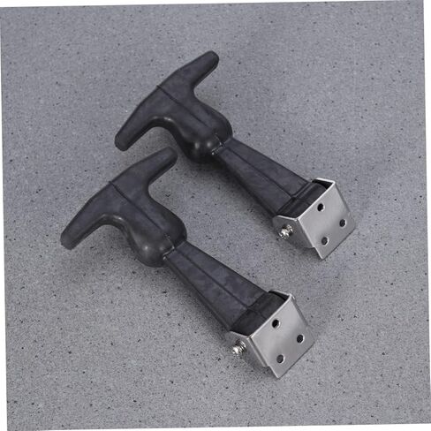 6 قطع من صندوق أدوات السفر، صندوق أدوات مقطورة، غطاء مطاطي للسيارة، غطاء مطاطي من الفولاذ المقاوم للصدأ، مقبض على شكل حرف T، معدات الباب، صندوق أدوات المحرك، غطاء صندوق أدوات فولاذي لتخميد التوتر (اللون: كما هو موضح × 2 قطعة، الحجم: Me) in Kuwait