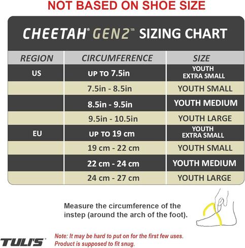 Tuli's Cheetah Gen2 Heel Cup, Foot Protection for Gymnasts and Dancers with Sever’s Disease and Heel Pain, Medium in Saudi Arabia