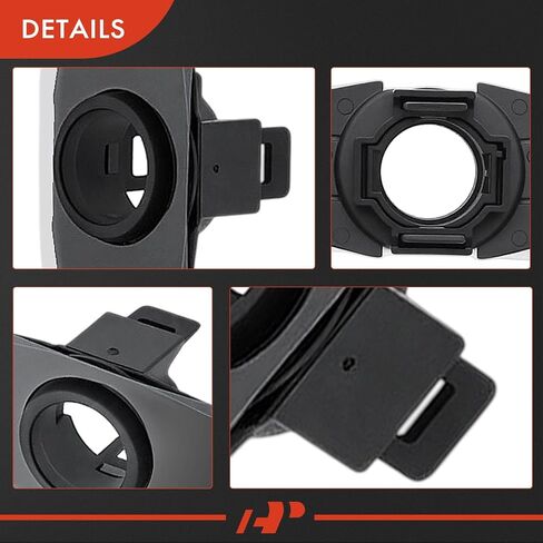 A-Premium 4-PC Front Inner and Outer Parking Assist Sensor Retainer Bezels Compatible with Toyota Models - Tundra 2022-2024, Sequoia 2023-2025, with TRD Pro Package in Saudi Arabia
